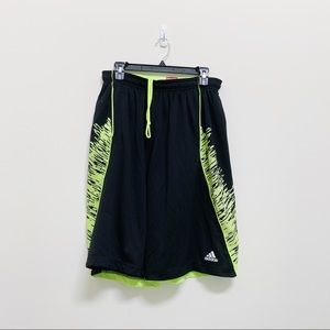 NWOT Adidas Mens Neon Basketball Shorts